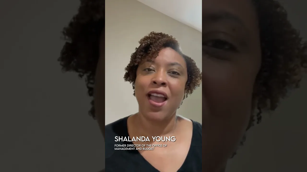 Video thumbnail of Shalanda Young endorsing Plaskett and Potter.