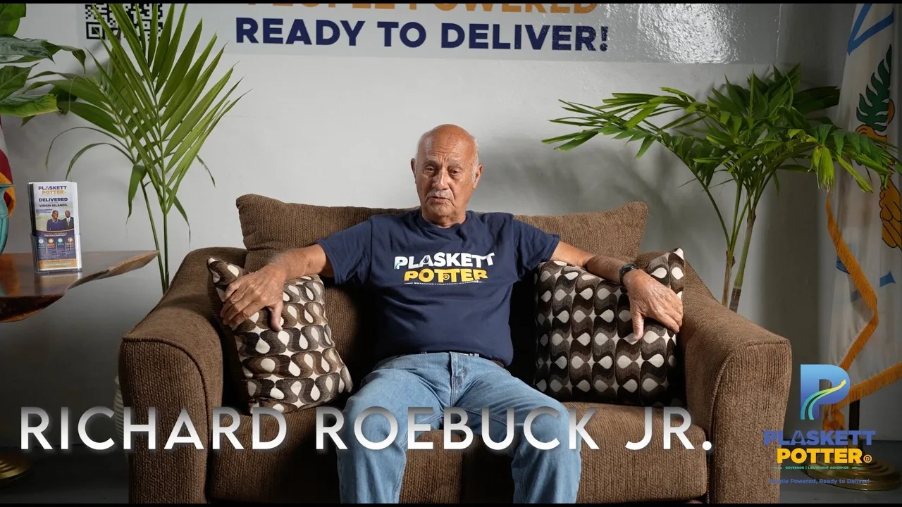 Video thumbnail of Richard Reuben Roebuck Jr. endorsing Plaskett and Potter.