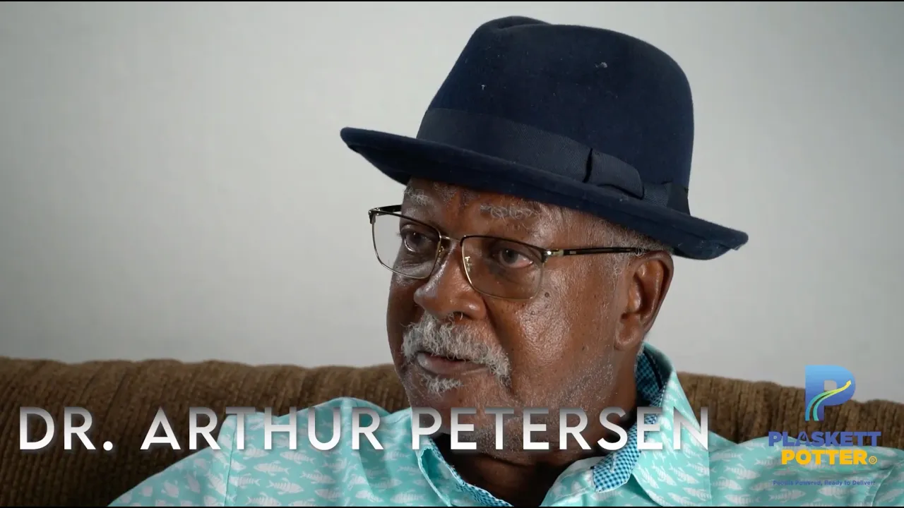 Video thumbnail of Dr. Arthur Petersen endorsing Plaskett and Potter.