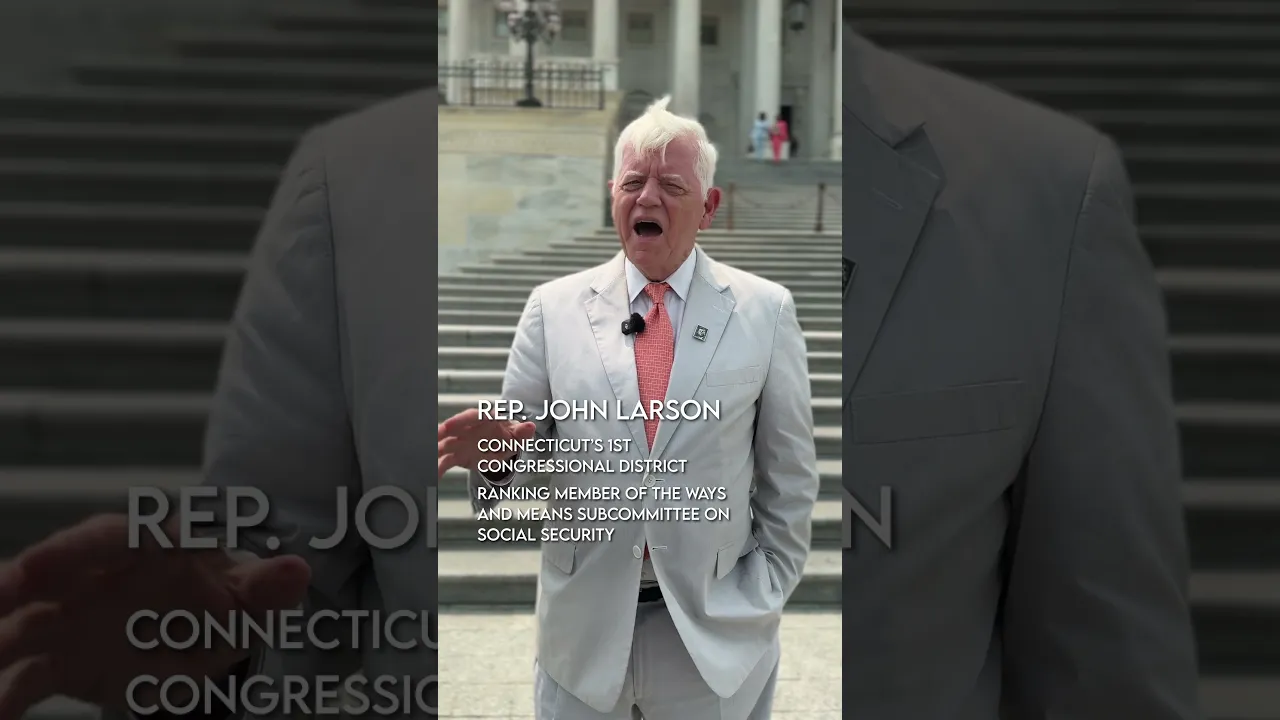 Video thumbnail of Rep. John Larson endorsing Plaskett and Potter.